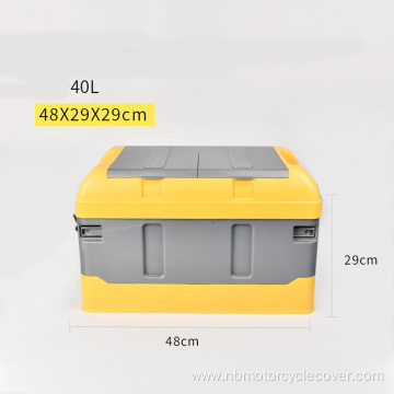 multi-function car inner storage compartment box with lid